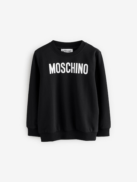 Black Logo Crew Neck Sweatshirt (F56900) | £76 - £85