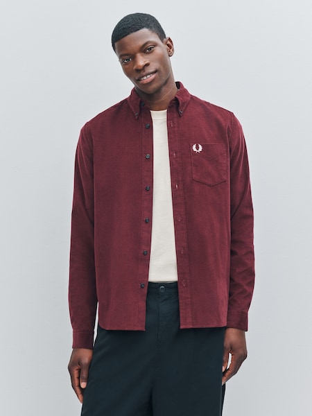Red Needle Cord Shirt (F56983) | £110