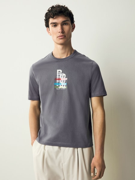 Regular-Fit Logo 100% Organic Cotton  T-Shirt (F57345) | £75