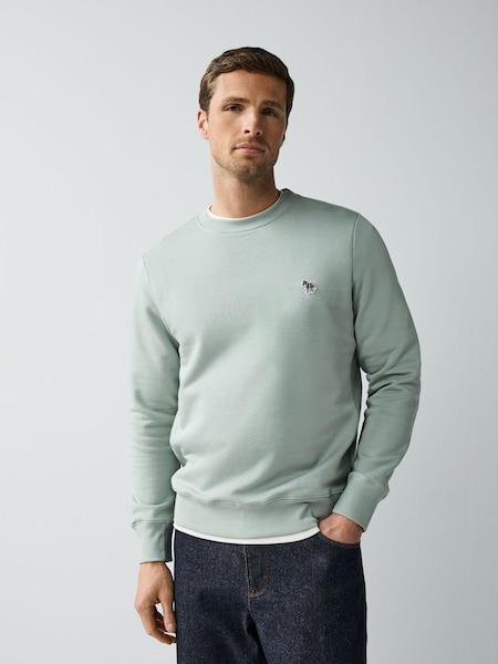 Regular Fit Green Logo Sweatshirt (F57347) | £115