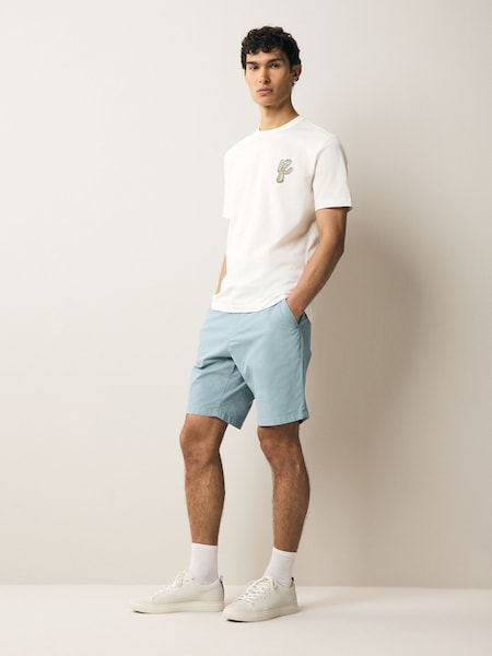 Regular Fit Blue Logo Shorts (F57362) | £130