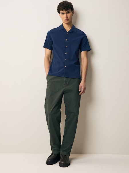 Blue Regular Fit Shirt (F57372) | £125