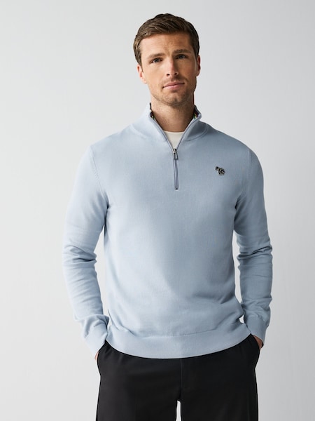Paul Smith Knitted Zip Neck Sweatshirt (F57381) | £145