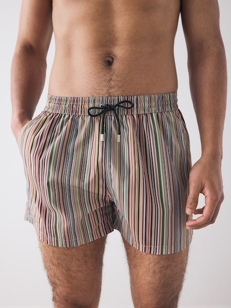Printed Swim Black Shorts (F57484) | £145