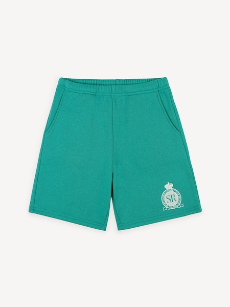 Green Kids Royal Club Gym Shorts (F57682) | £71