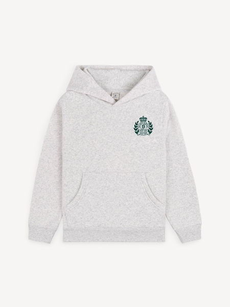 Grey Kids H&W Crest Hoodie (F57685) | £104