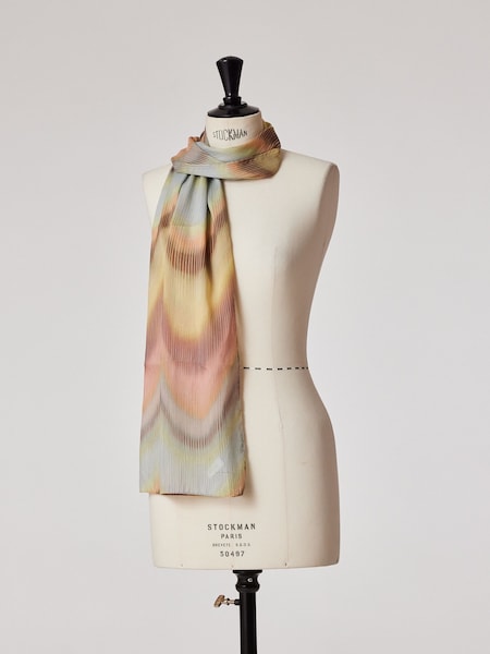 Swirl Gradient Silk Blend Multi Scarf (F60867) | £140