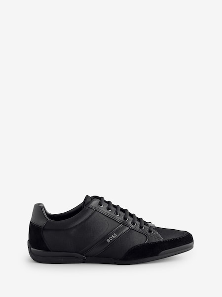 Black Mix Materials Trainers With Suede And Faux Leather (F60888) | £169