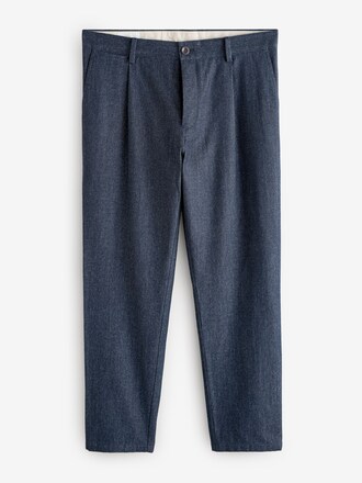 Barbour® Navy Denim Suit Trousers