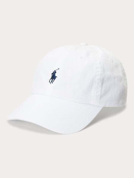 White Classic Sports 100% Cotton Cap (F64009) | £55