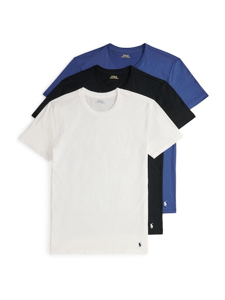 Black Chrome Slim 100% Cotton T-Shirts 3 Pack (F64010) | £65