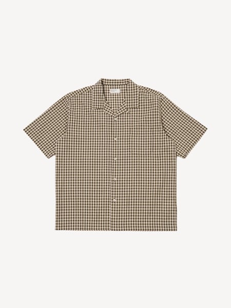 Brown Road Shirt Dobby Check (F67702) | £160