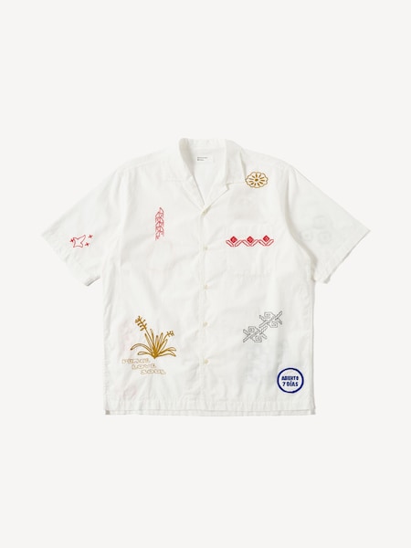 White Minari Shirt Poplin Shirt (F67703) | £170