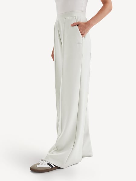 White Wide Leg Trousers (F70759) | £75