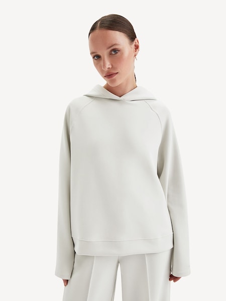 White Flared Sleeve Hoodie (F70760) | £75