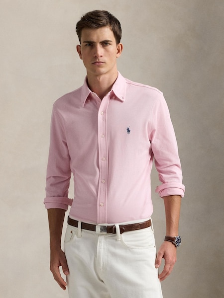 Pink Featherweight Mesh Shirt (F71329) | £129