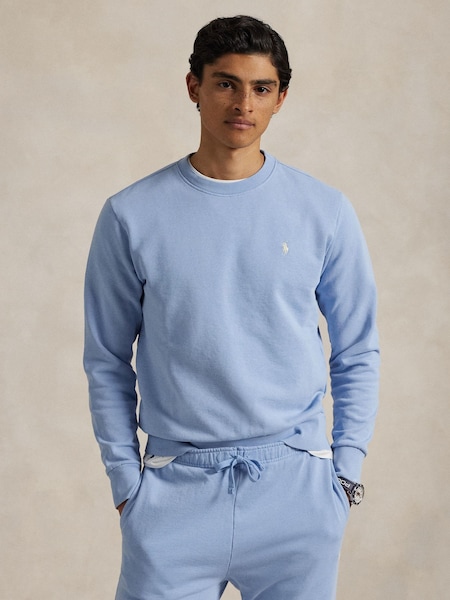 Blue Loopback Fleece Sweatshirt (F71337) | £169