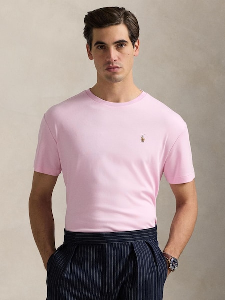 Pink Custom Slim Fit Soft T-Shirt (F71358) | £89