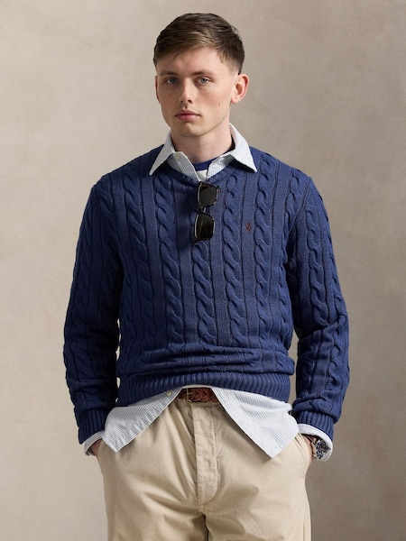 Blue Driver Long Sleeve Pullover Jumper (F73487) | £190