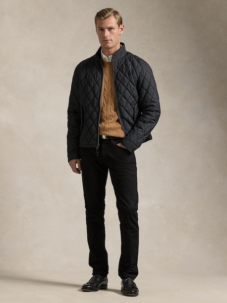 Black Full Length Slim Jeans (F73514) | £145