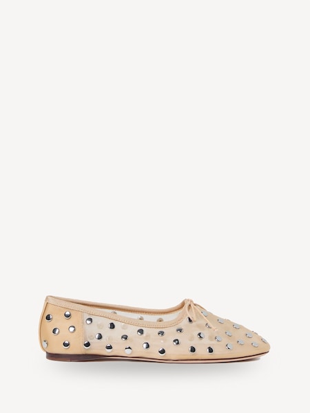 Cream Landon Soft Ballet Flats (F76158) | £265
