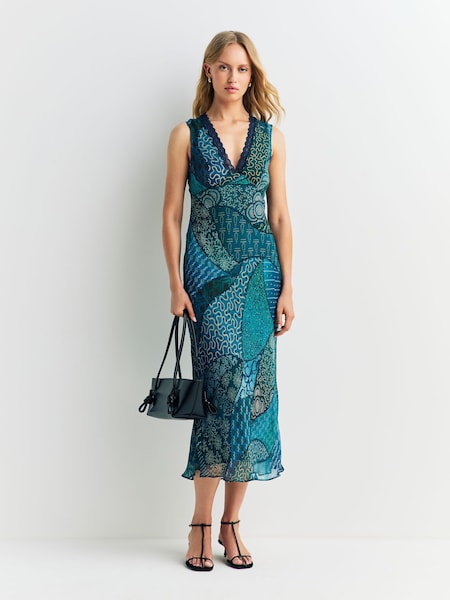 Blue Ibiza Night Cyrus Dress (F76404) | £275