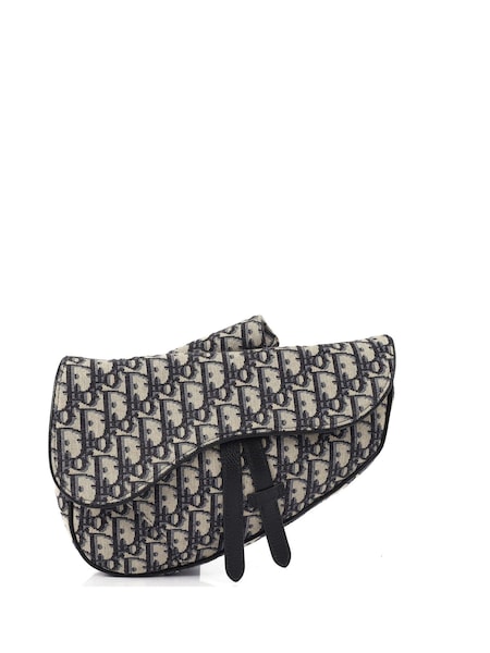 Christian Dior Blue Homme Saddle Cross-Body Bag (F82878) | £1,295