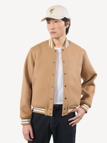 Brown Puglia Varsity Jacket (F92344) | £230