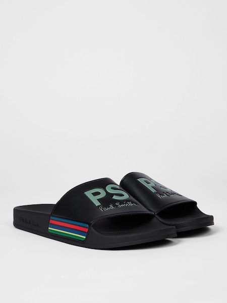 Black Stripe Sandals (F94186) | £50