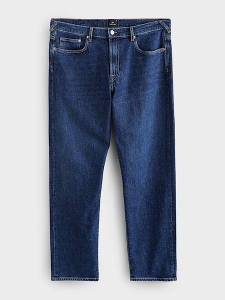 Relaxed Fit Blue Tapered Denim Jeans (F95582) | £160