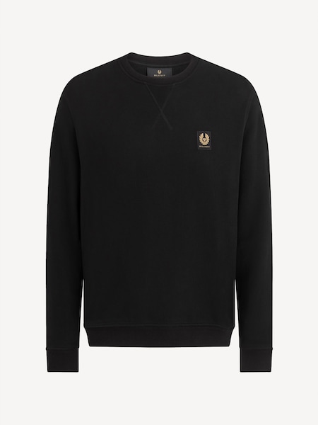 Black Cotton Sweatshirt (F95696) | £135