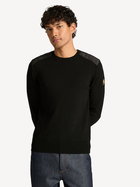 Black Kerrigan Crewneck Jumper (F95708) | £175
