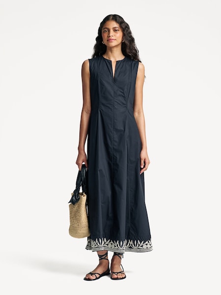 Black Margrethe Maxi Dress (F96478) | £260