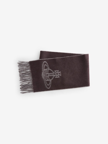 Single Orb Double Brown Scarf (F99453) | £110