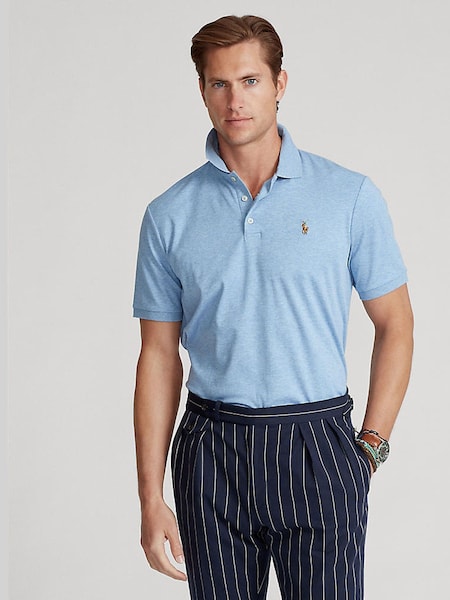 Isle Heather Soft Touch Pima Polo Shirt (G07121) | £135