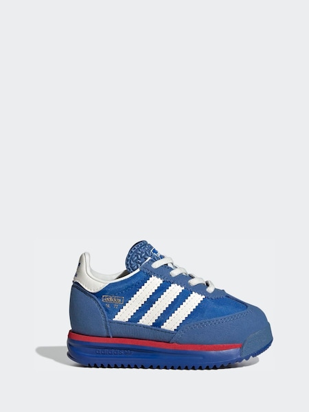 Blue/White SL 72 RS Elastic Laces Infant Trainers (G15658) | £38