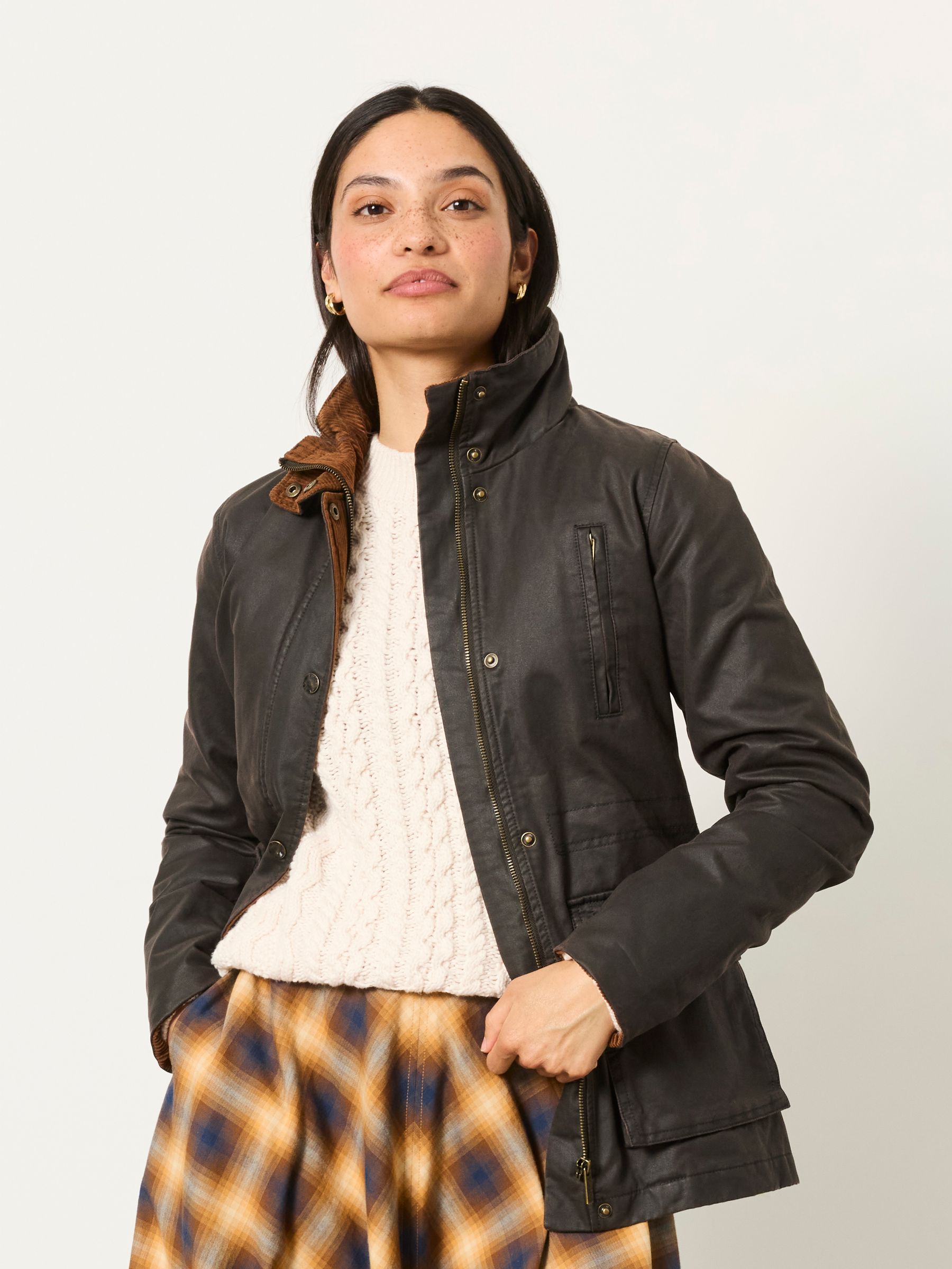 FatFace Sussex Chocolate Brown Heritage Jacket