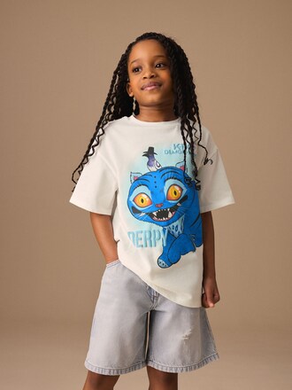 White Derpy KPOP Demon Hunters Short Sleeve T-Shirt (6-16yrs)