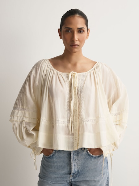 White - La Lune Blouse
