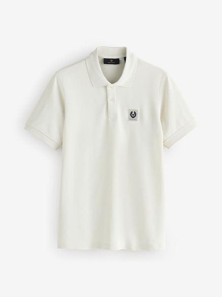 Silver Birch Cotton Pique Polo Shirt (G58755) | £95