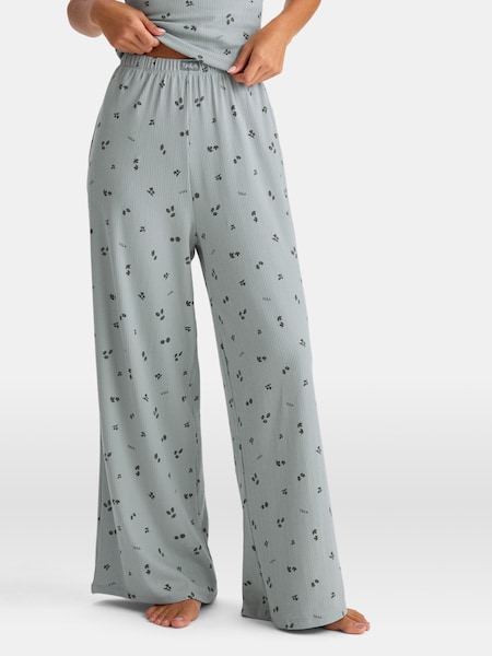 Green Sleep Lounge Wide Leg Trousers (G65431) | £49