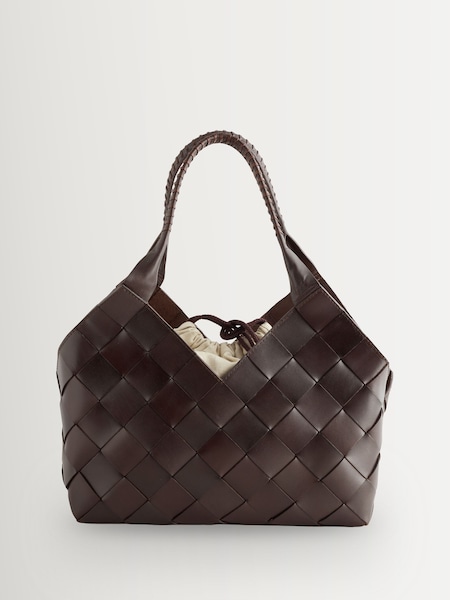 Brown - Castello Woven Tote