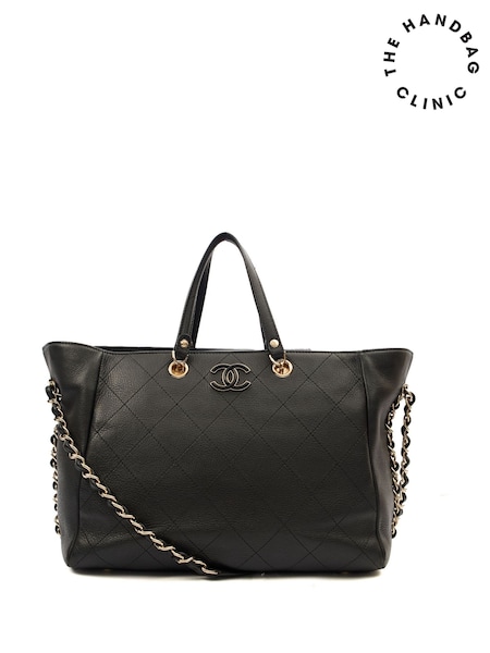 Chanel Elegant CC Tote Black Bag (G68590) | £2,995