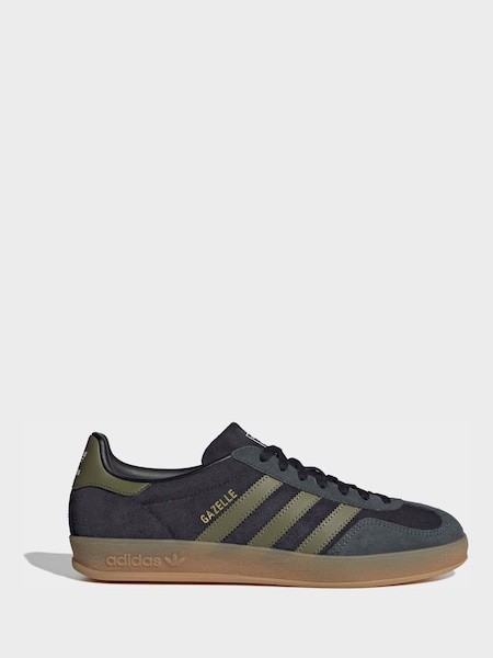 Black/Green Gazelle Indoor Trainers (G78990) | £95