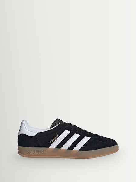 Black/White Gazelle Indoor Trainers (G78991) | £95