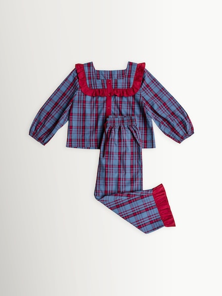 Ruffle Cotton Pyjamas (G96001) | £99