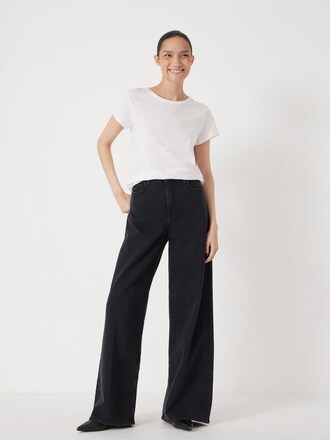Hush Black Nessa Wide Leg Jeans