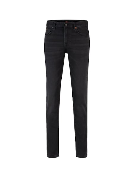 Black Slim Fit Delaware Stretch Jeans (H12521) | £119