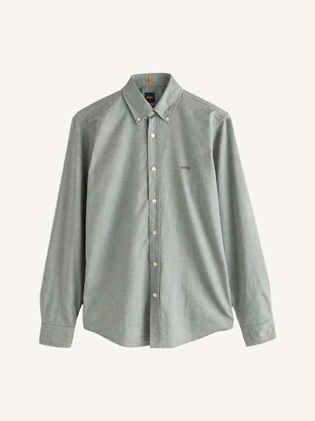 Grey Regular Fit Rickert Shirt (H12640) | £89