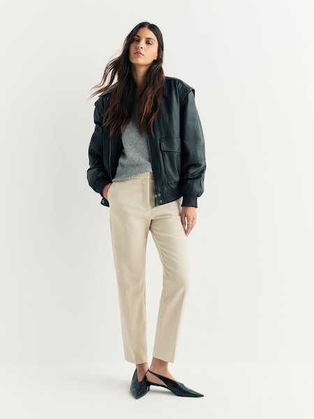Brown Bi Stretch Toile Coleman Trouser (H13041) | £345